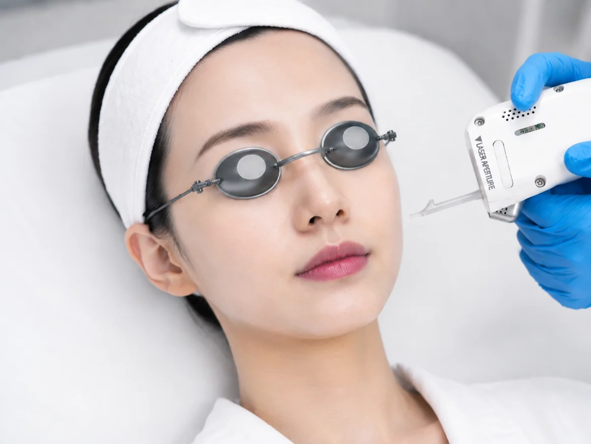 Treatment Vaso Laser dengan teknologi VSP Variable Square Pulse untuk kemerahan dan pembuluh darah di Lumious Beauty House